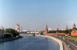 Rzeka Moskwa i Kreml
